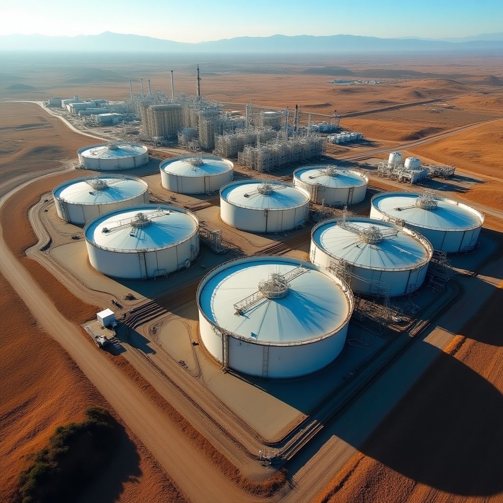 Instalaciones de almacenamiento de petróleo