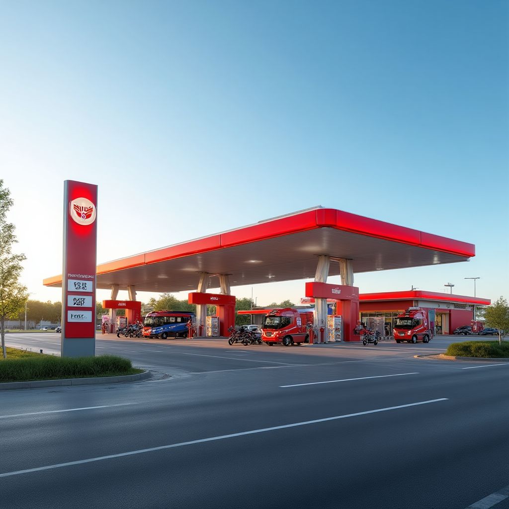Red de estaciones de servicio en expansión